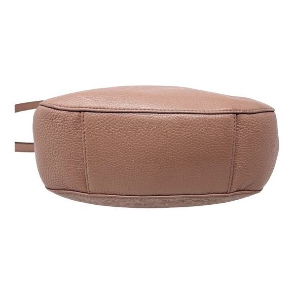 Michael Kors Mauve Dusty Pink Leather Brooke Medium Shoulder Crossbody Handbag - Picture 14 of 14